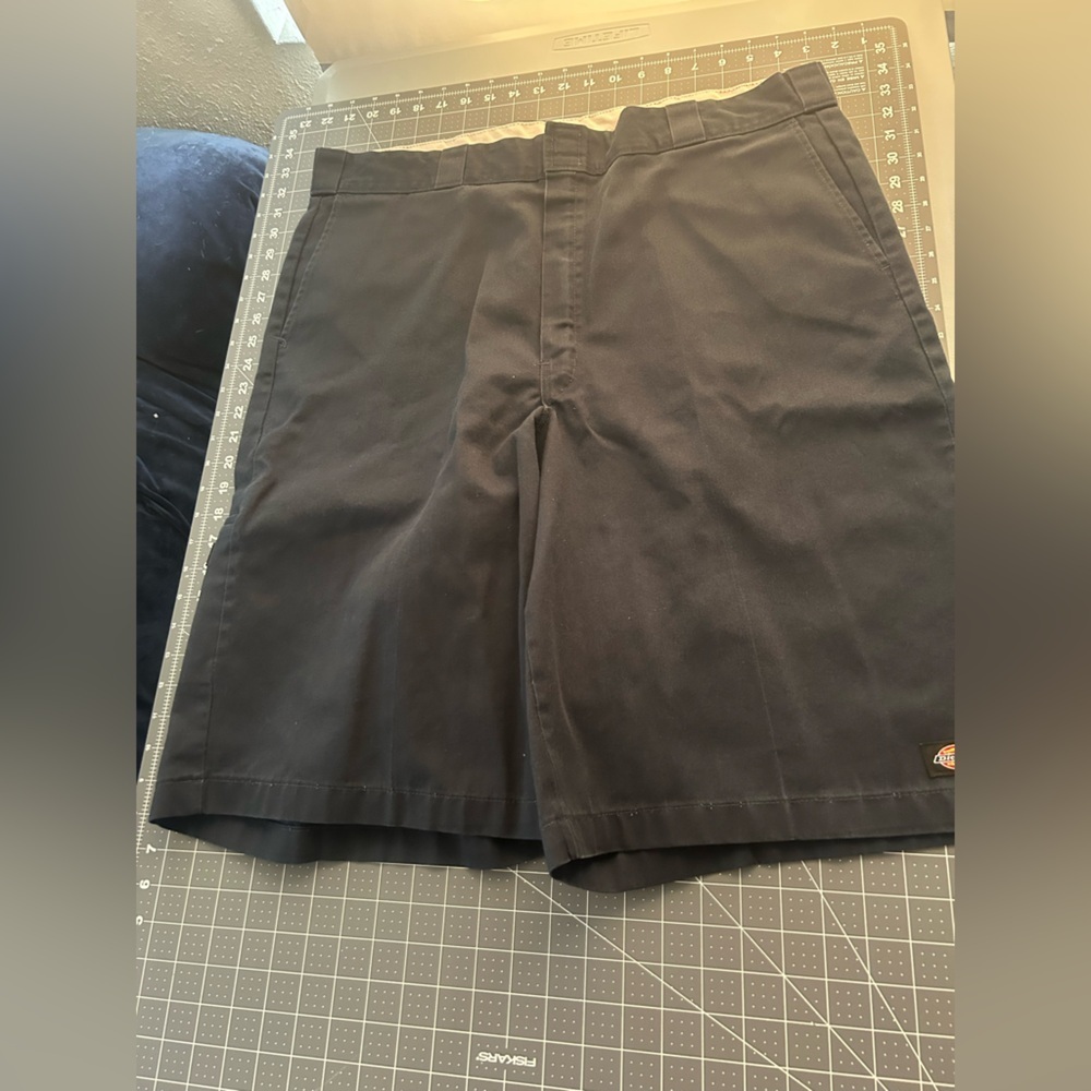 Dickies Men's Dark Flat Front Shorts